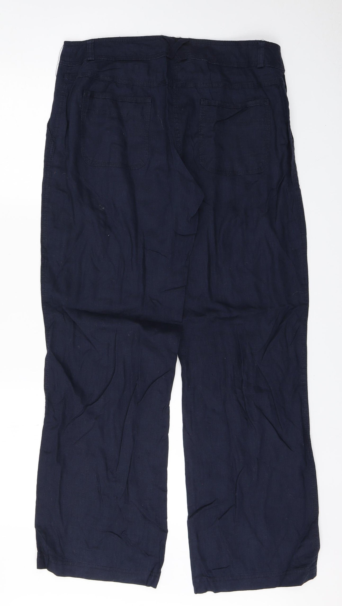 Primark Womens Blue   Trousers  Size 14 L29 in