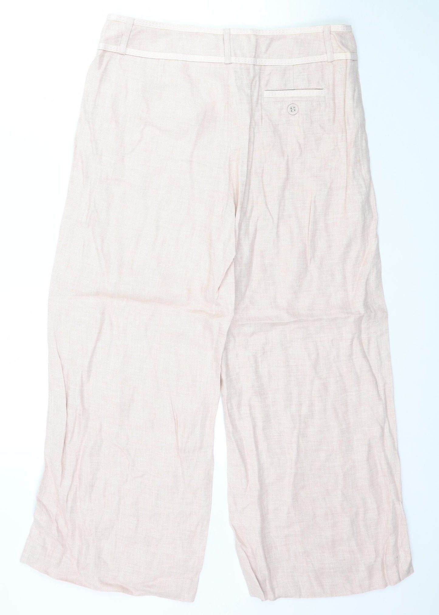 NEXT Womens Pink   Trousers  Size 14 L27 in