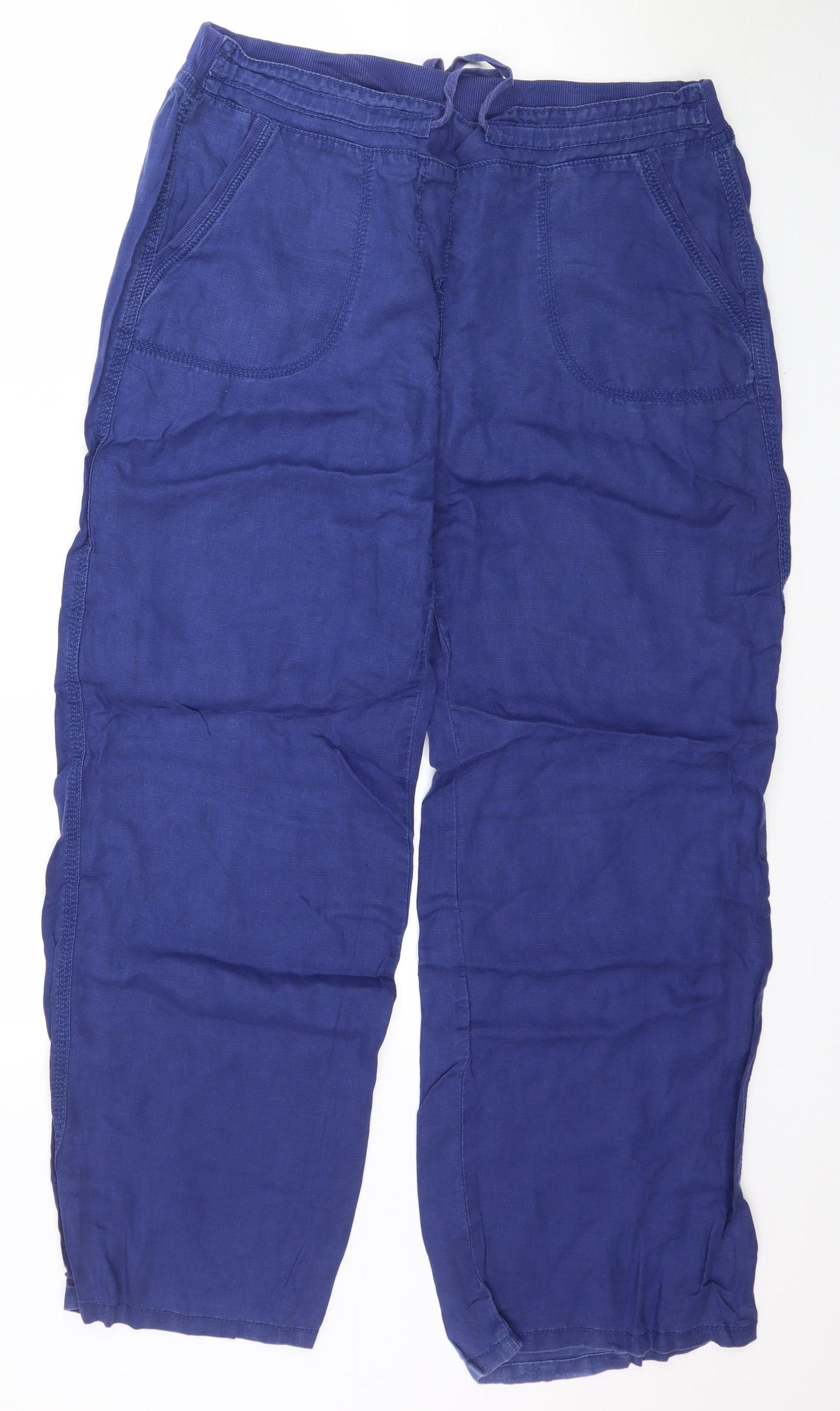 Marks and Spencer Womens Blue   Trousers  Size 14 L30 in