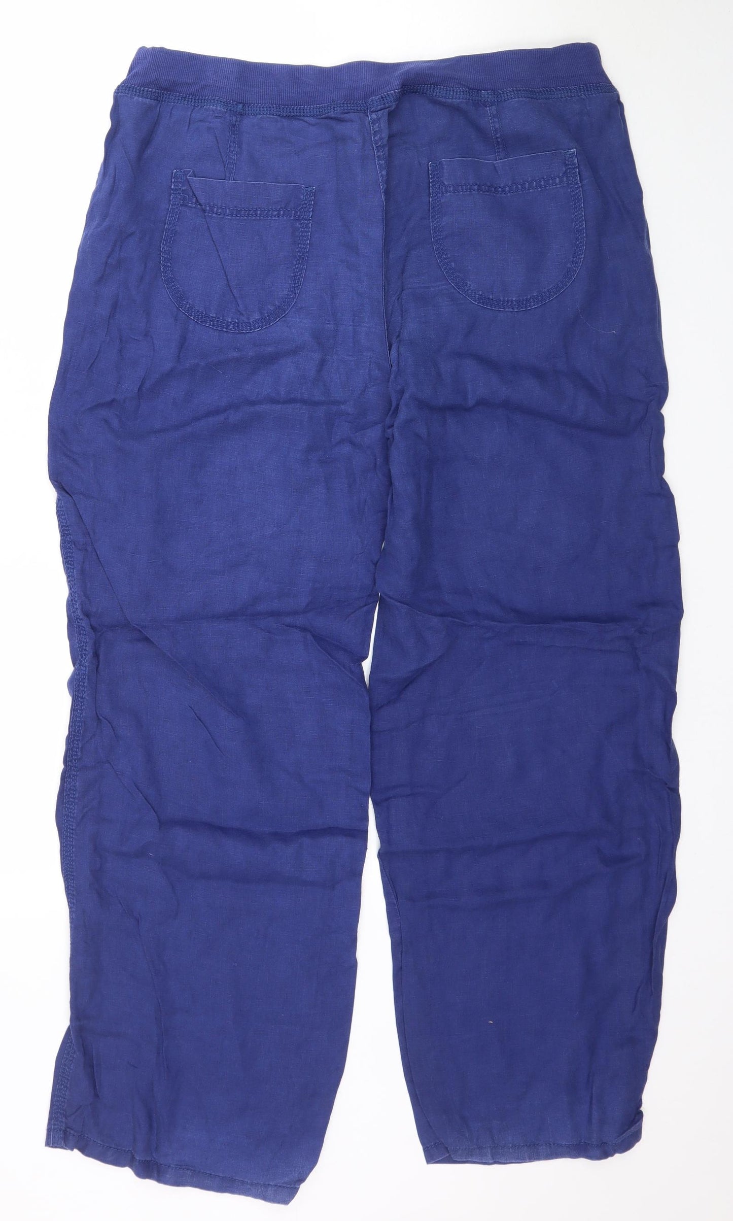 Marks and Spencer Womens Blue   Trousers  Size 14 L30 in