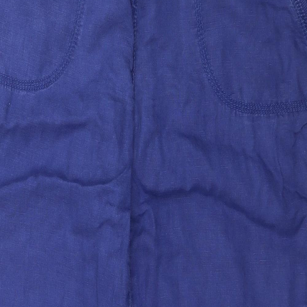 Marks and Spencer Womens Blue   Trousers  Size 14 L30 in