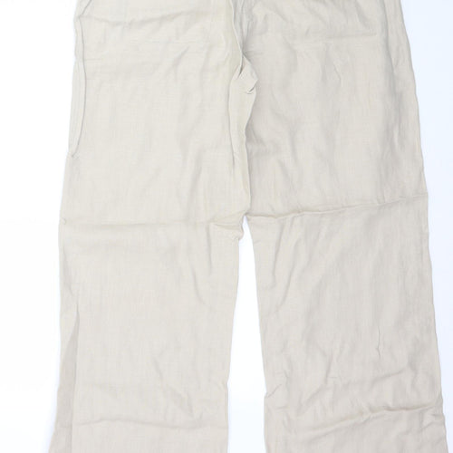 Monsoon Womens Beige   Trousers  Size 8 L30 in