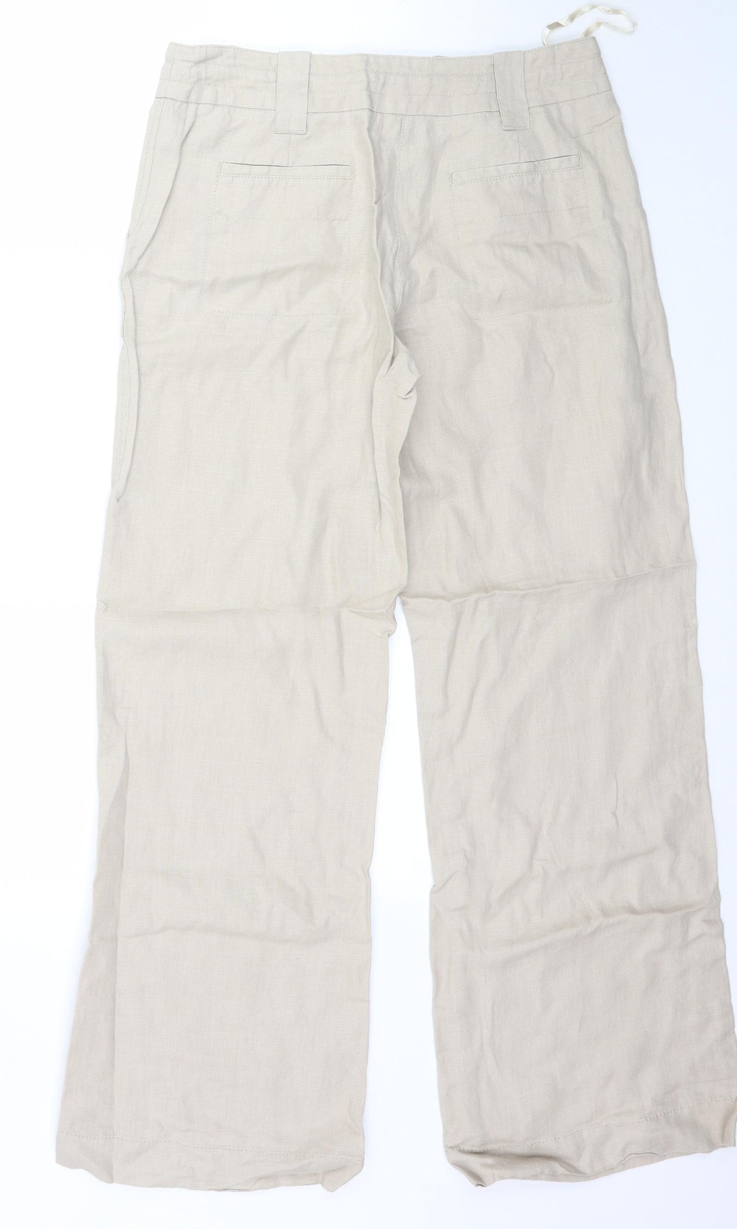 Monsoon Womens Beige   Trousers  Size 8 L30 in