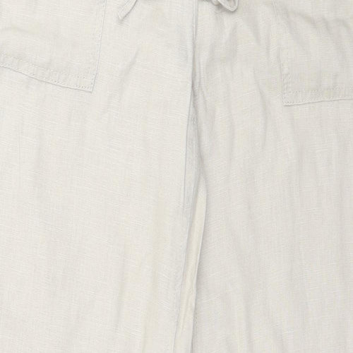 Monsoon Womens Beige   Trousers  Size 8 L30 in