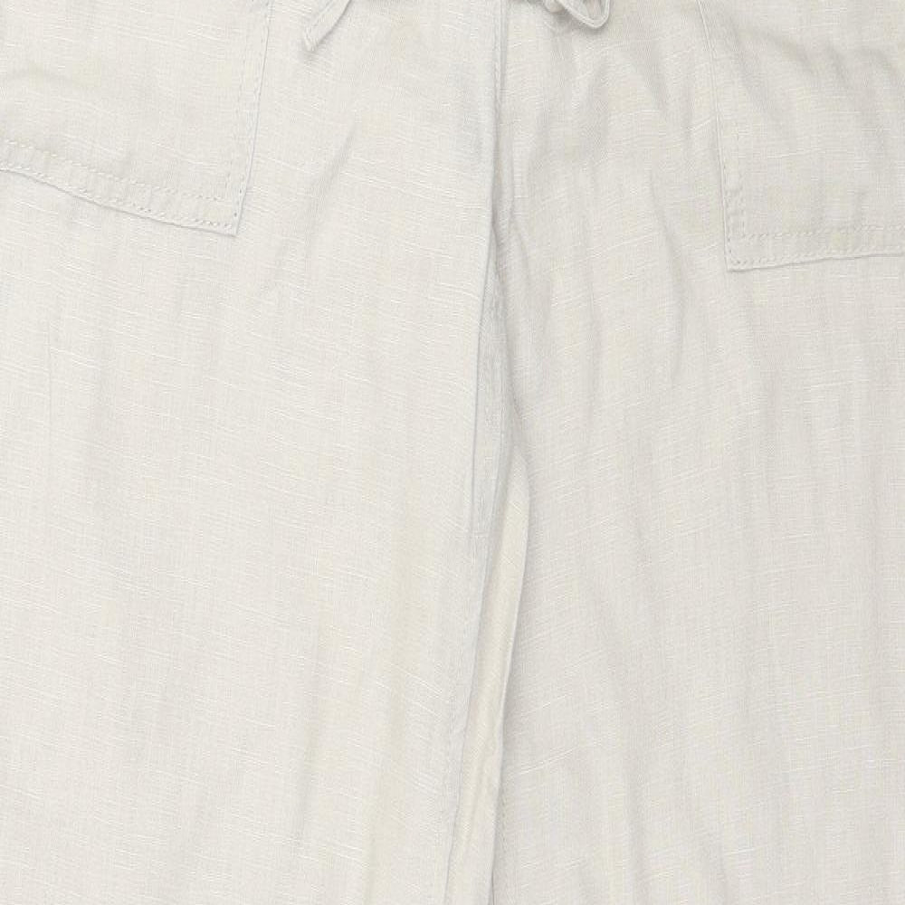 Monsoon Womens Beige   Trousers  Size 8 L30 in