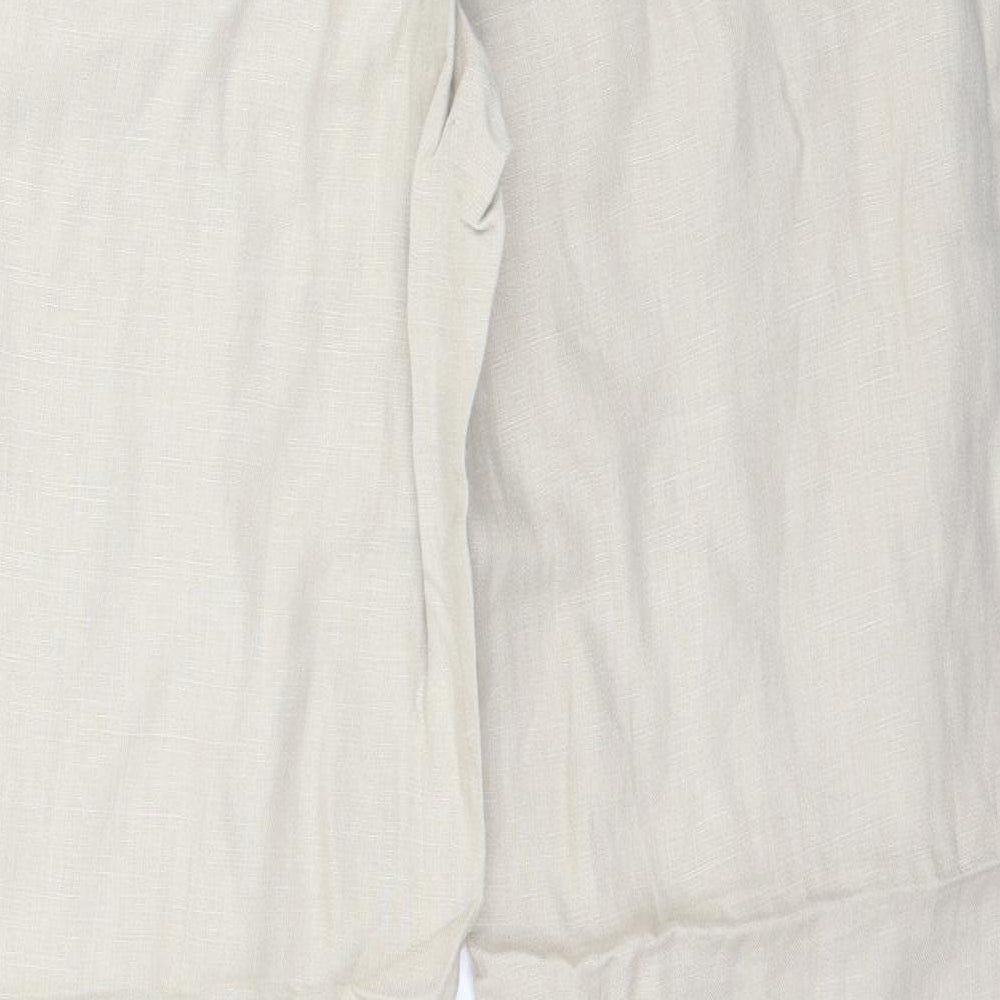 Monsoon Womens Beige   Trousers  Size 8 L30 in