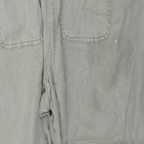 Dorothy Perkins Womens Green   Capri Trousers Size 14 L21 in