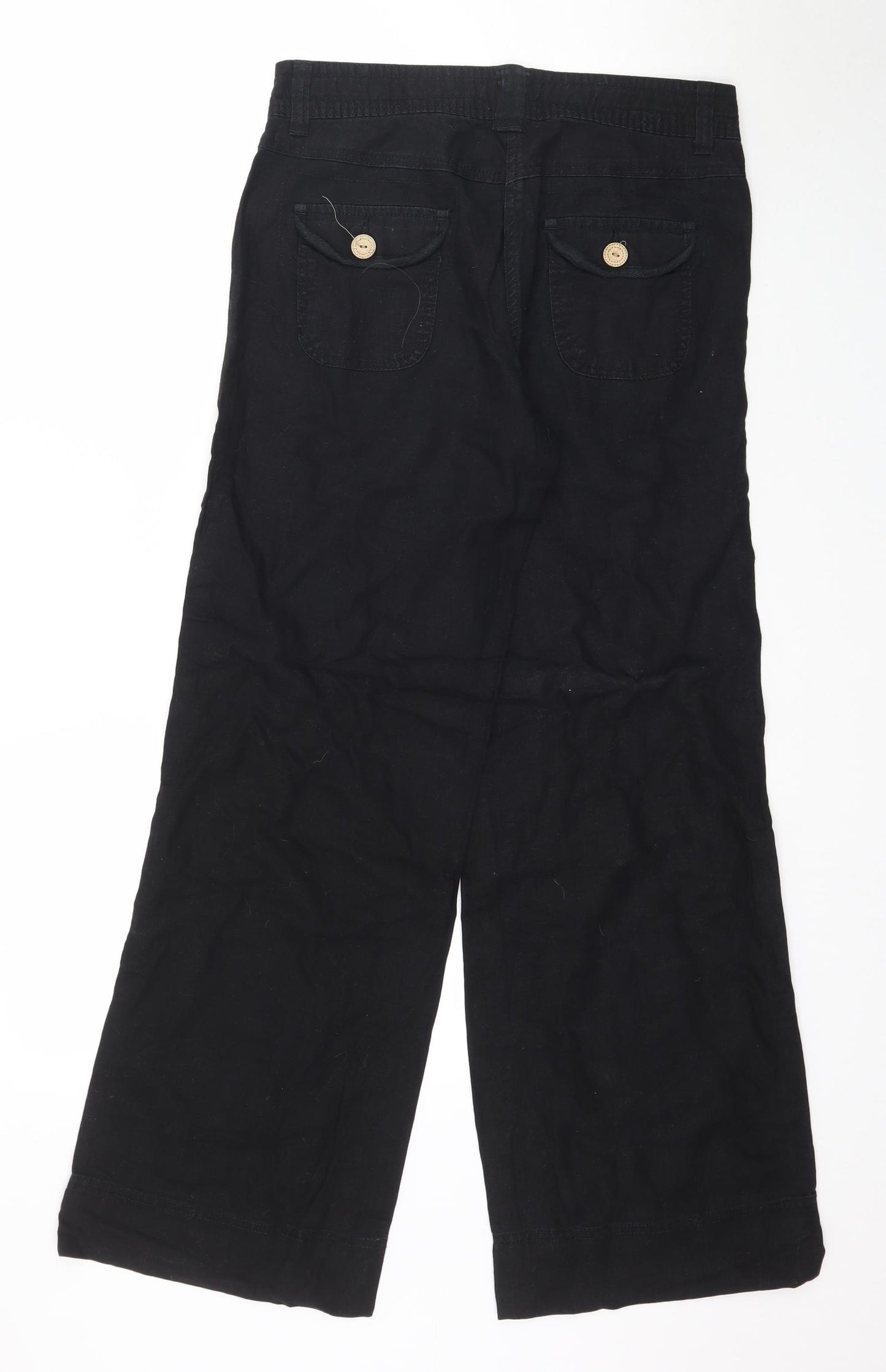 George Womens Black   Trousers  Size 10 L30 in