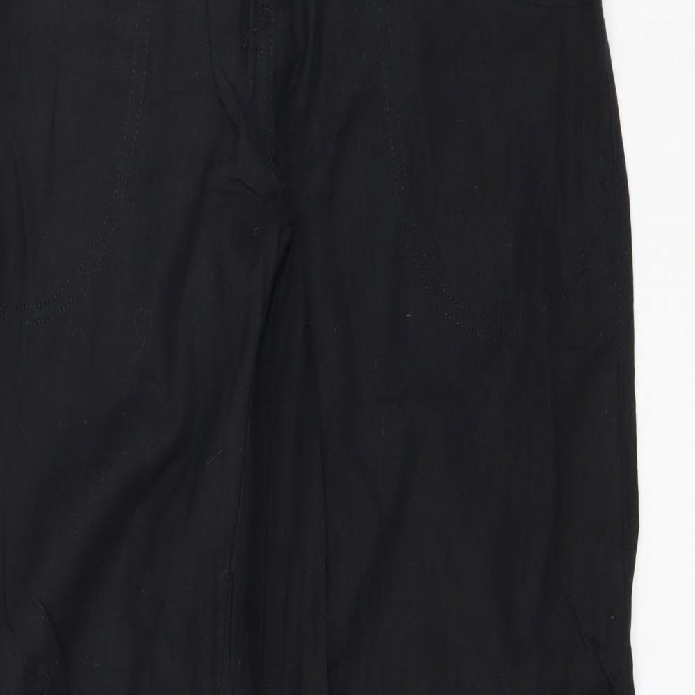 Miss Selfridge Womens Black   Cargo Trousers Size 6 L30 in