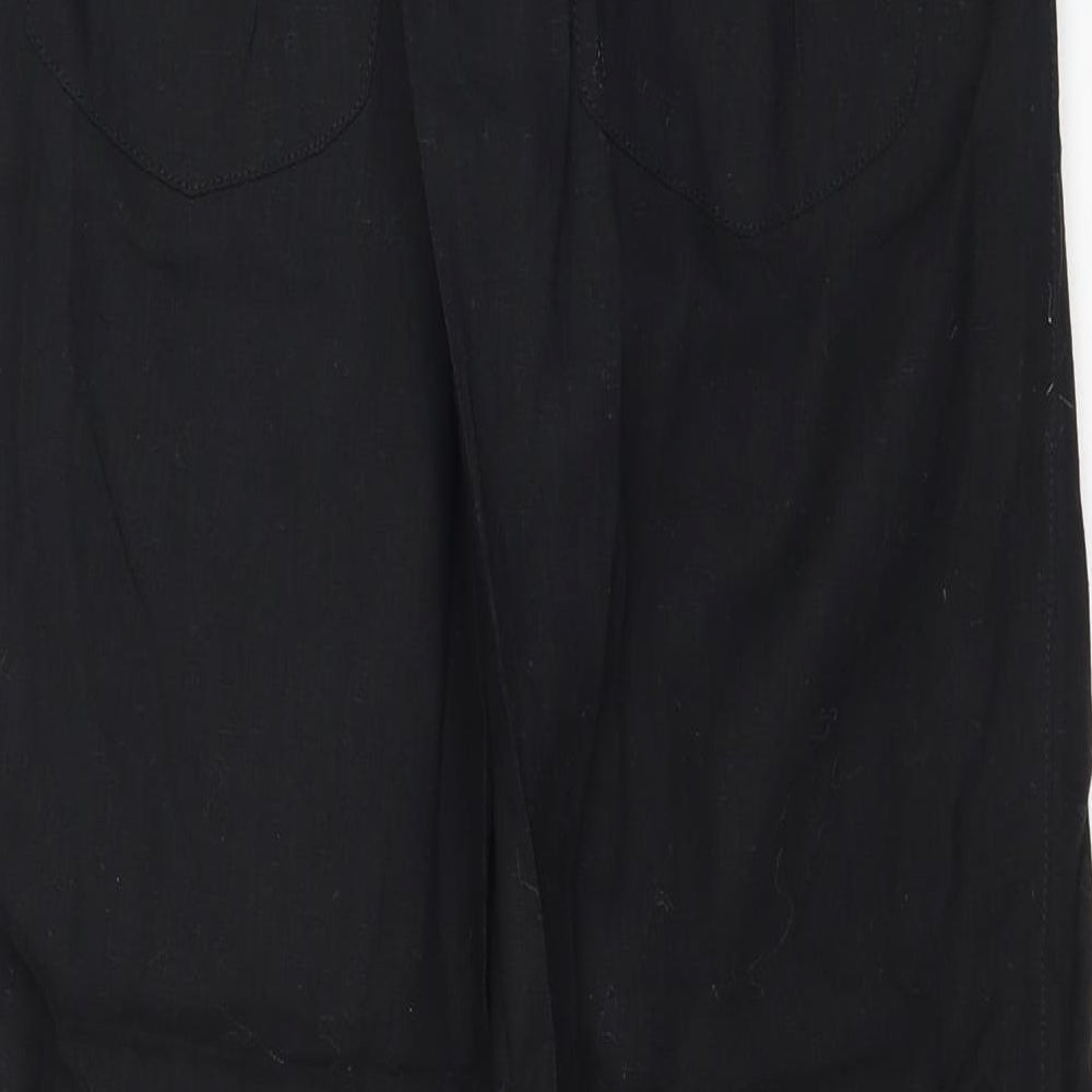 Miss Selfridge Womens Black   Cargo Trousers Size 6 L30 in
