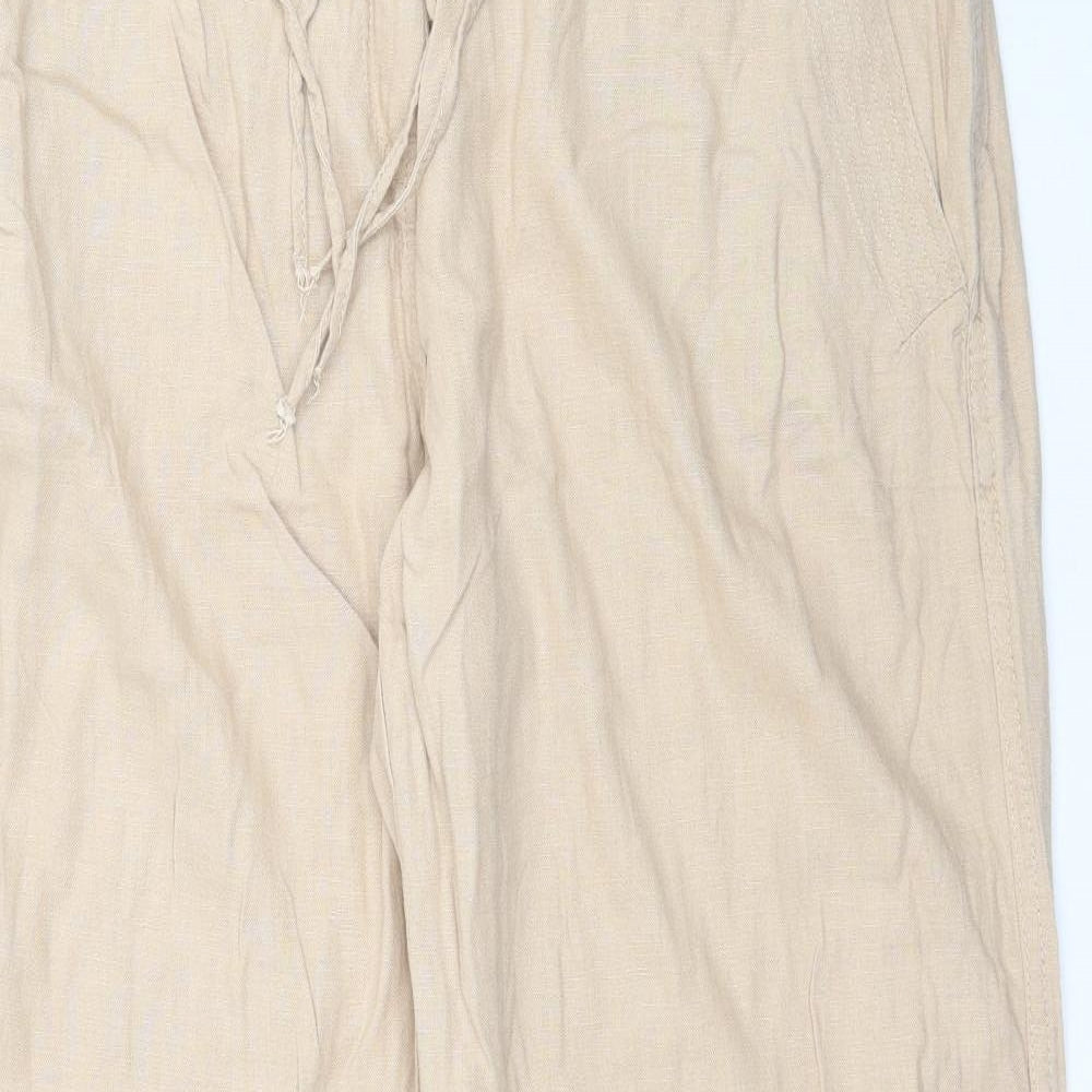 NEXT Womens Beige   Trousers  Size 16 L30 in