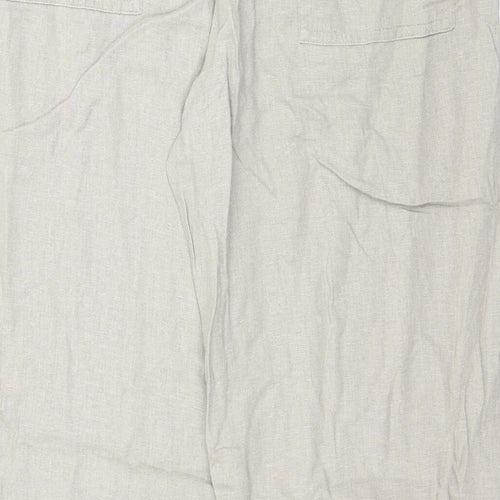 Papaya Womens Beige   Trousers  Size 14 L30 in