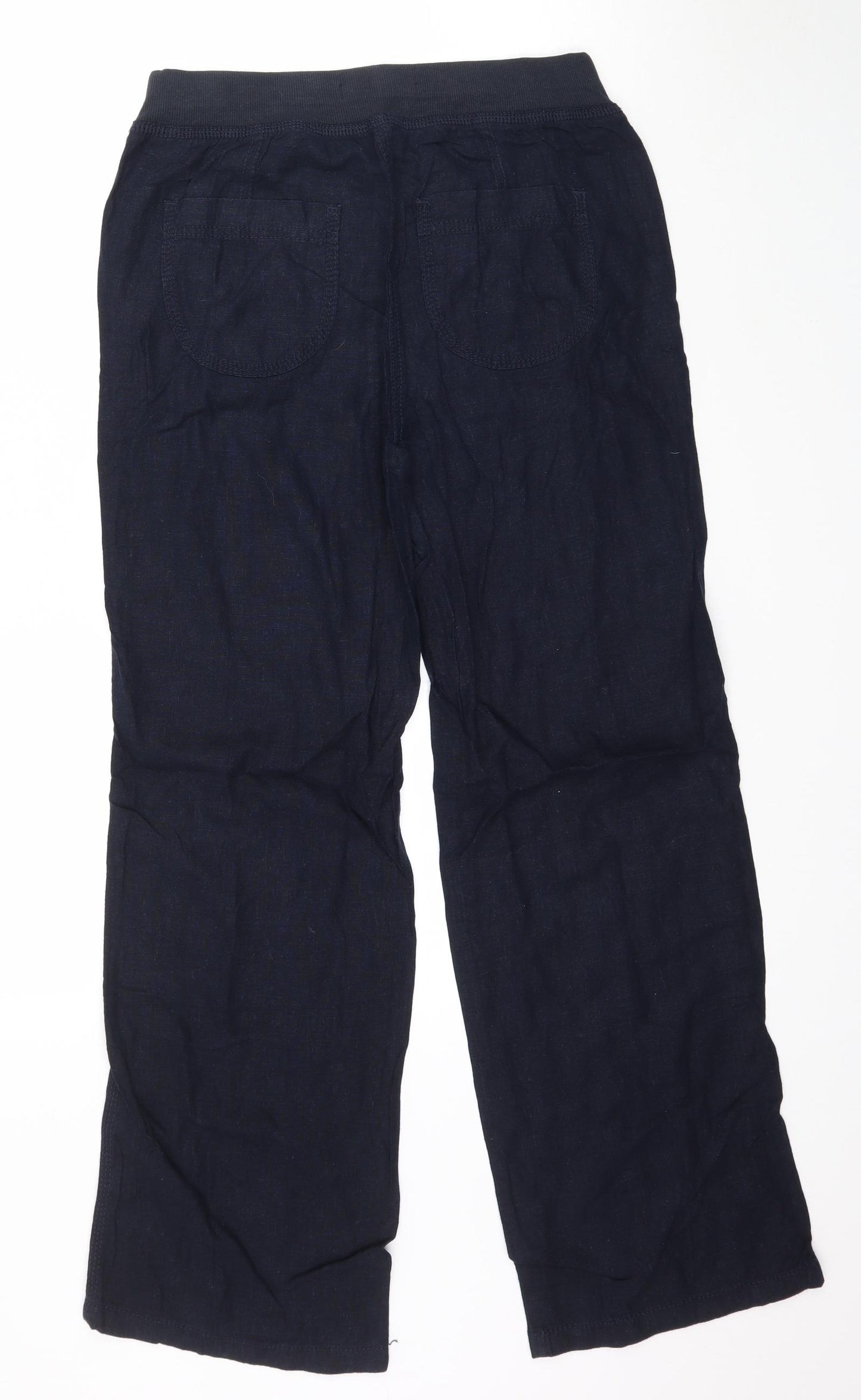 Marks and Spencer Womens Blue   Trousers  Size 8 L29 in