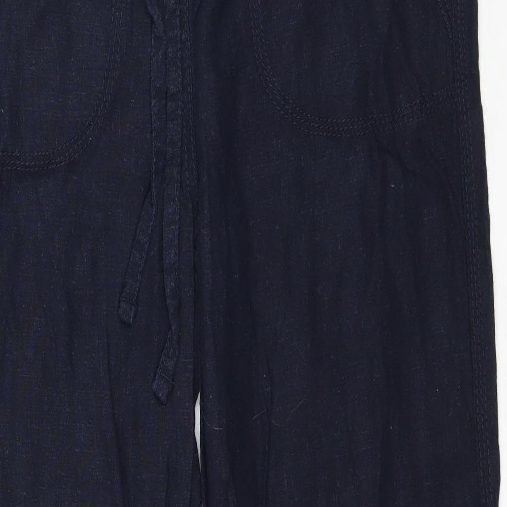 Marks and Spencer Womens Blue   Trousers  Size 8 L29 in