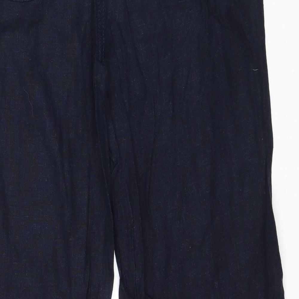 Marks and Spencer Womens Blue   Trousers  Size 8 L29 in