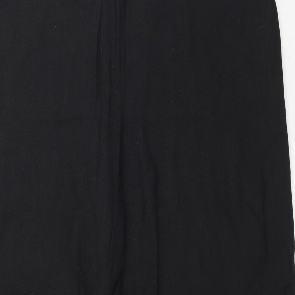 Marks and Spencer Womens Black   Trousers  Size 14 L28 in