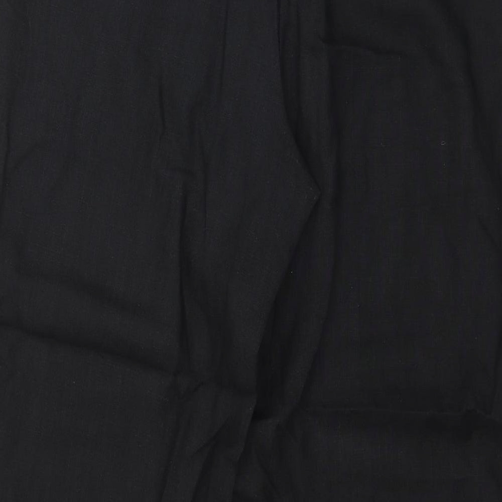Marks and Spencer Womens Black   Trousers  Size 14 L28 in