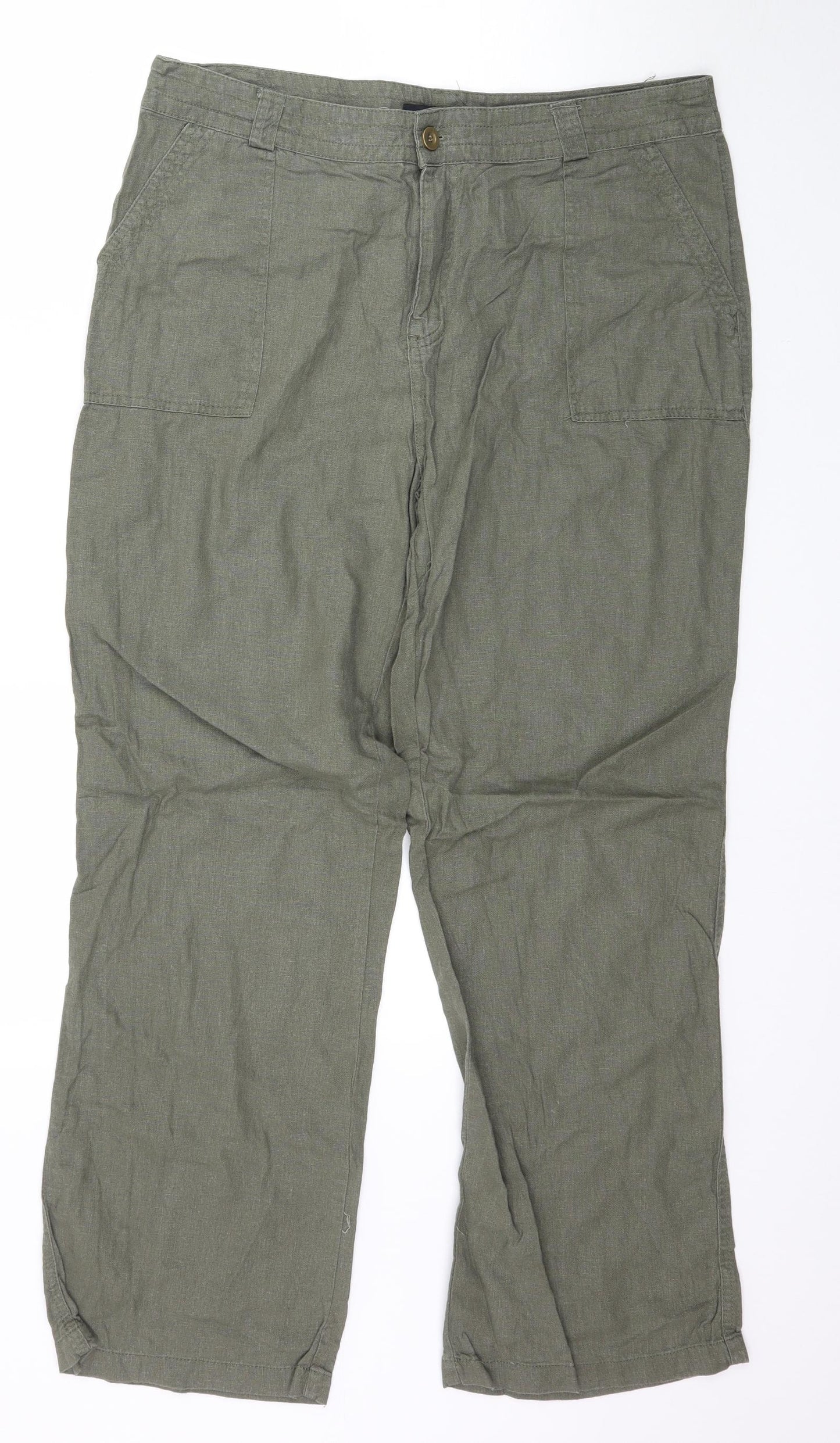 Atmosphere Womens Green   Trousers  Size 14 L29 in