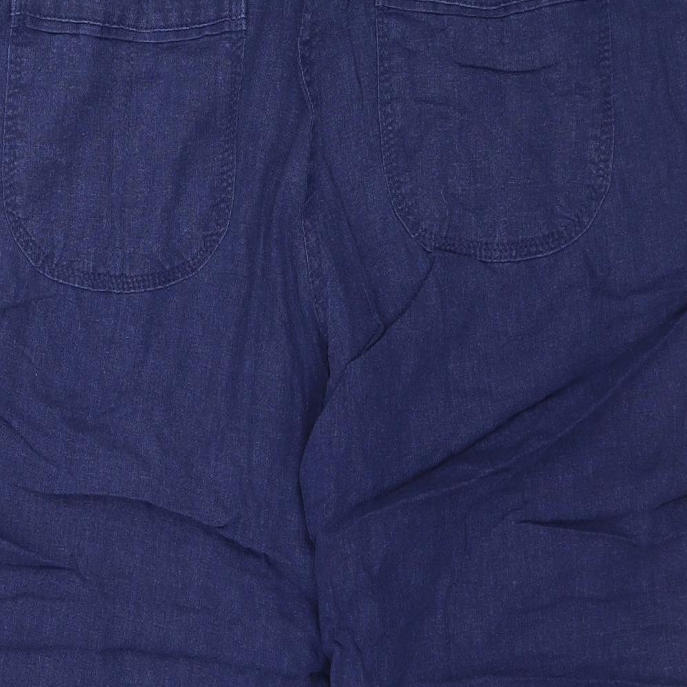 Preworn Womens Blue   Capri Trousers Size 20 L21 in