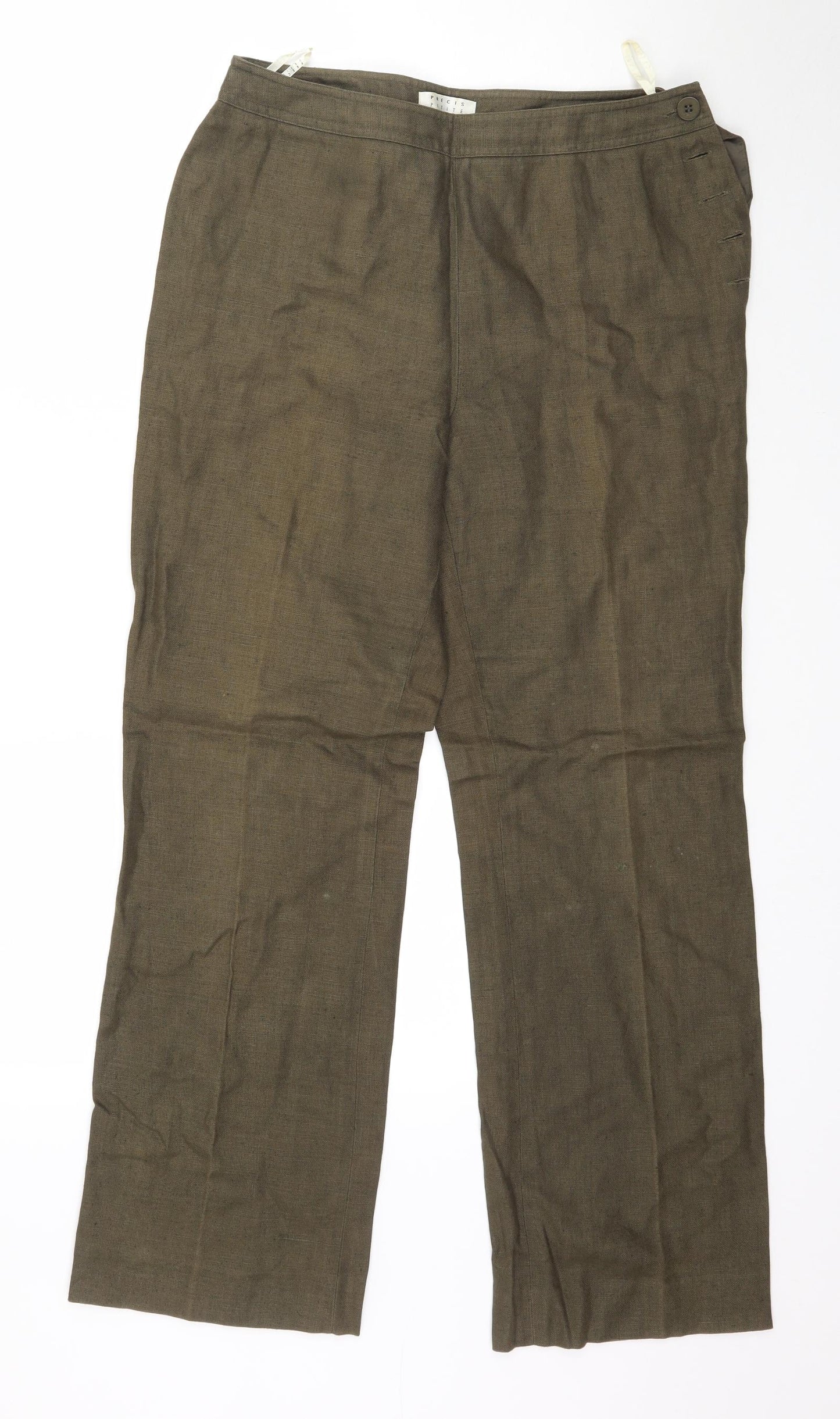 Precis Womens Green   Trousers  Size 12 L28 in