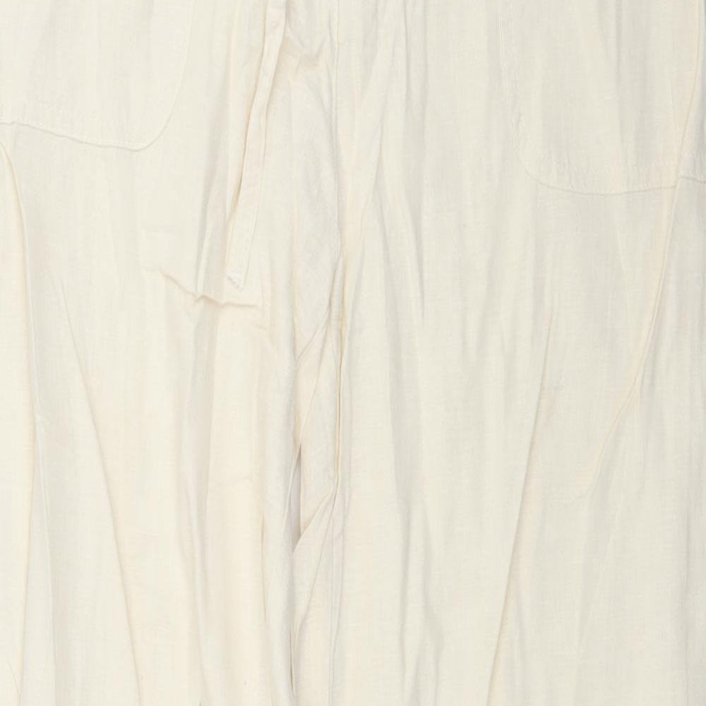 F&F Womens Ivory   Trousers  Size 12 L31 in