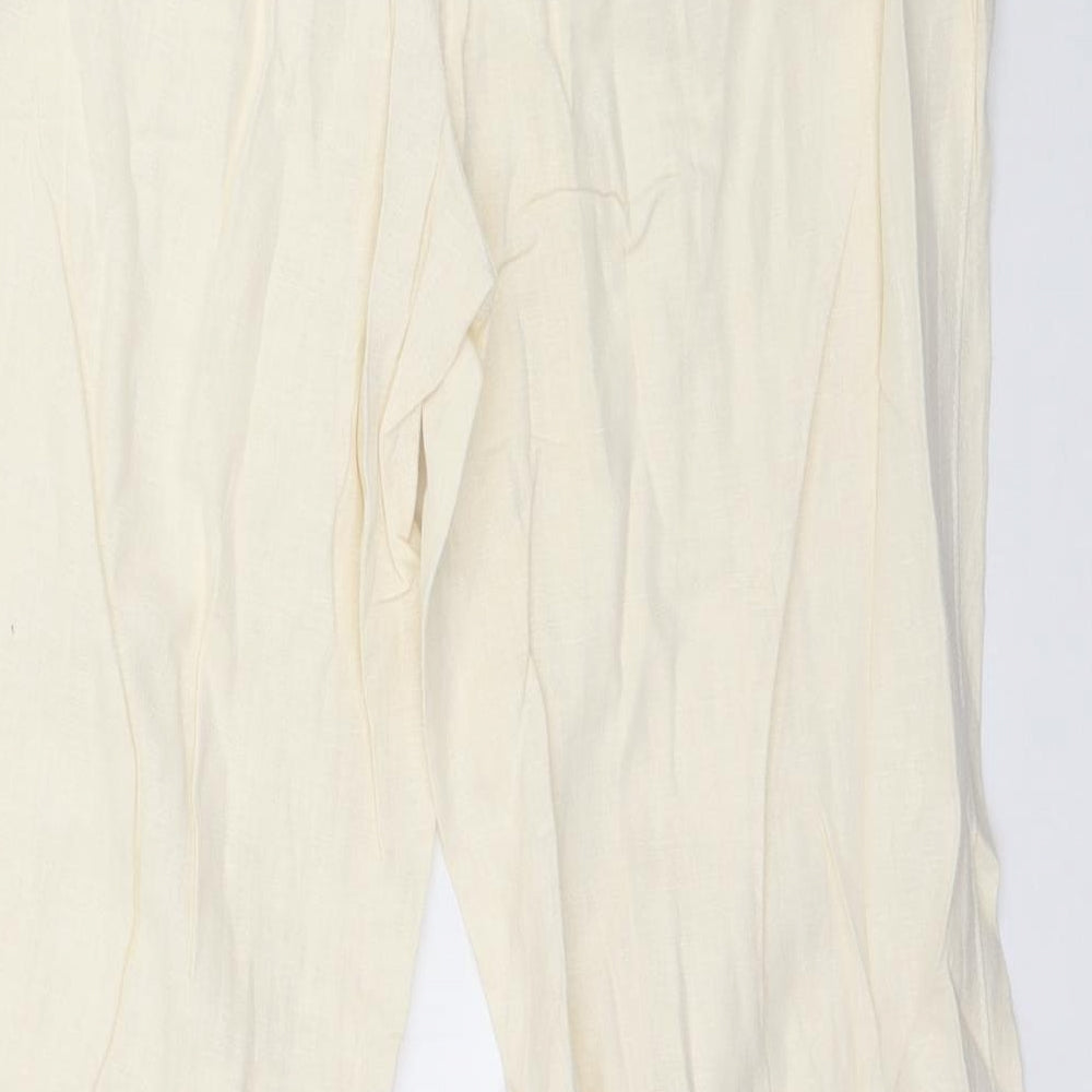 F&F Womens Ivory   Trousers  Size 12 L31 in