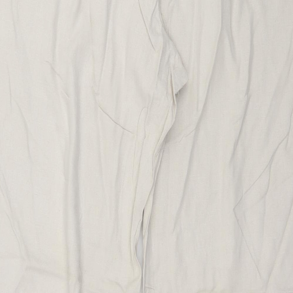 Joie de Vivre Womens Beige   Trousers  Size 14 L31 in