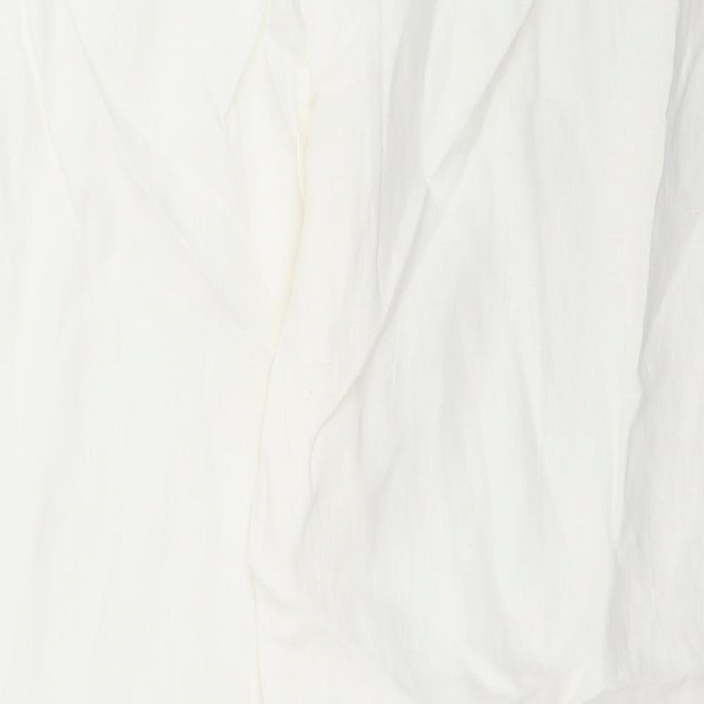 Monsoon Womens Ivory   Trousers  Size 16 L30 in