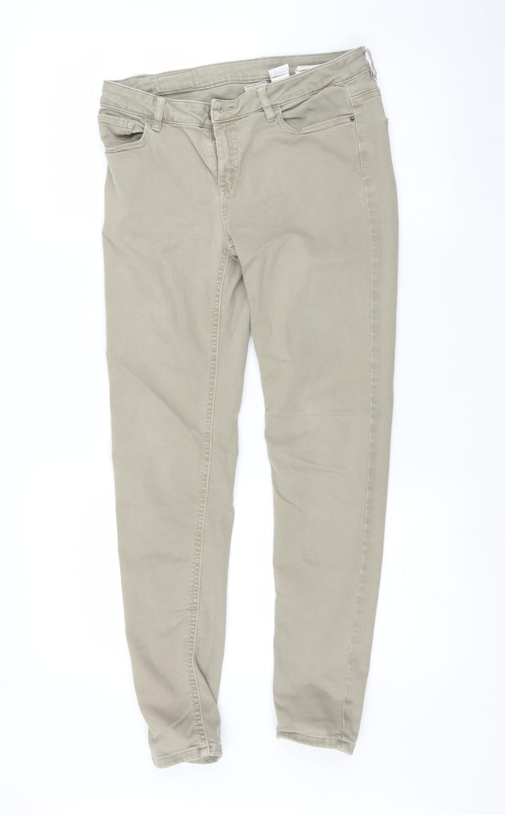 Zara Womens Beige Skinny Jeans Size 8 L29 in