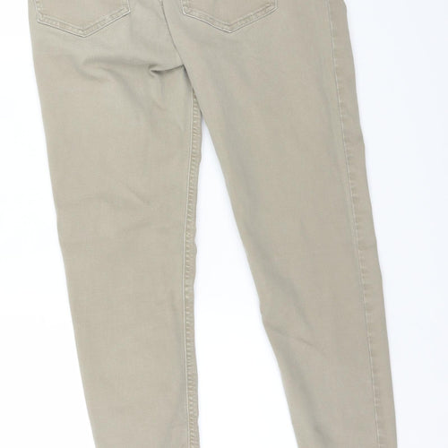 Zara Womens Beige   Skinny Jeans Size 8 L29 in