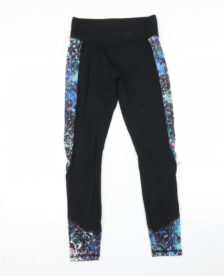 New Look Womens Multicoloured Leggings Size S L27 in