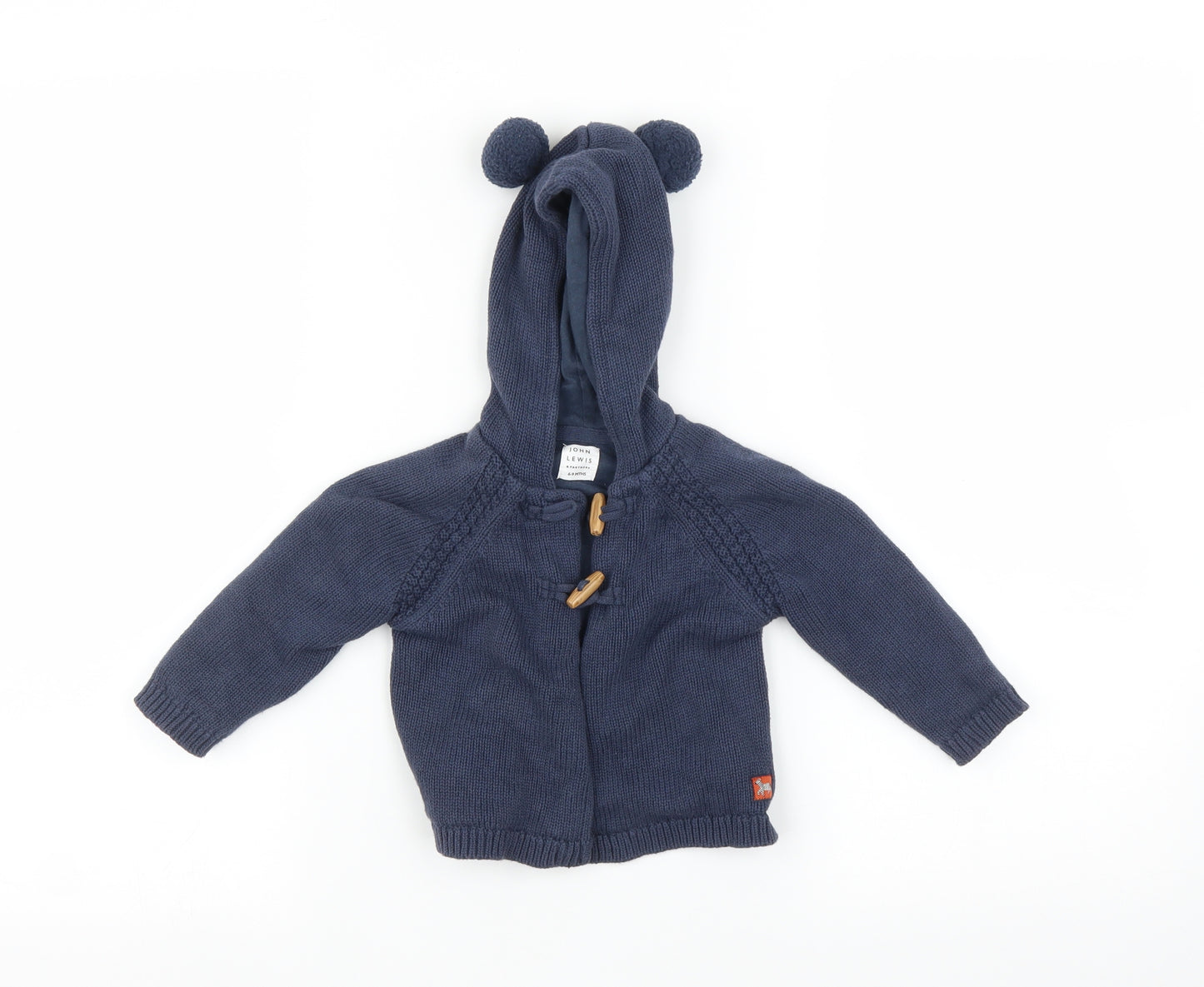 John Lewis Baby Blue   Cardigan Jumper Size 6-9 Months