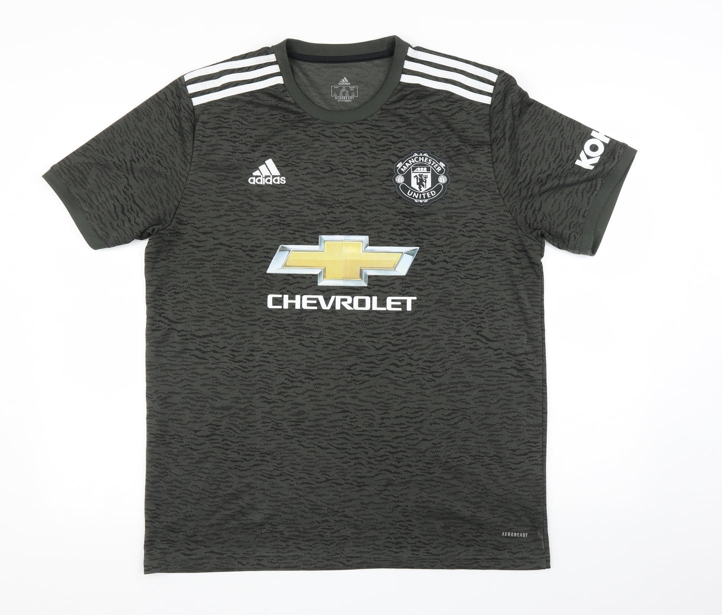 Manchester United Mens Green    T-Shirt Size XL  - cavani