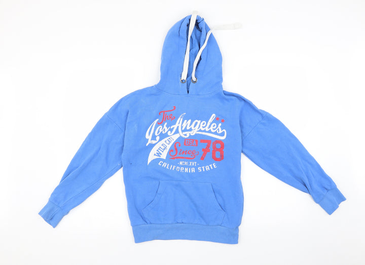 Primark Womens Multicoloured Pullover Hoodie Size 6 - Los Angeles wild cats