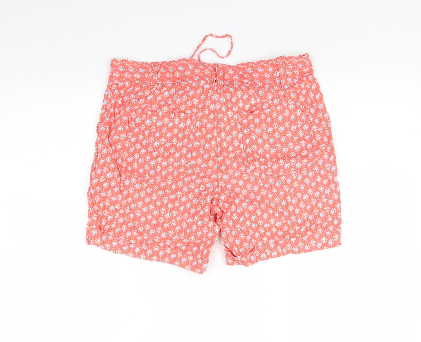 MNext Womens Pink Floral  Cut-Off Shorts Size 8