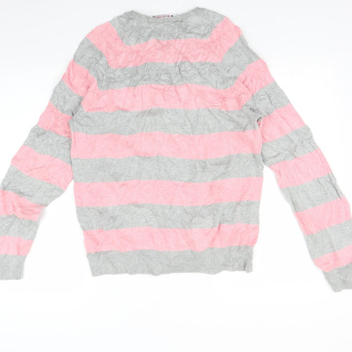 Burton Mens Multicoloured Striped  Pullover Sweatshirt Size M
