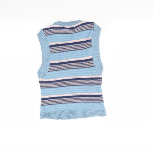 Nasty Gal Womens Multicoloured Striped  Pullover Jumper Size M
