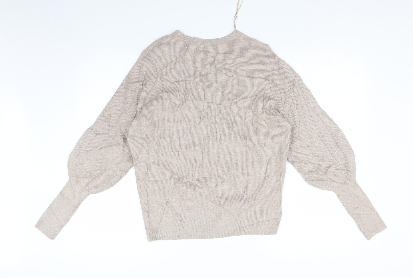 Marks and Spencer Womens Beige   Pullover Jumper Size S
