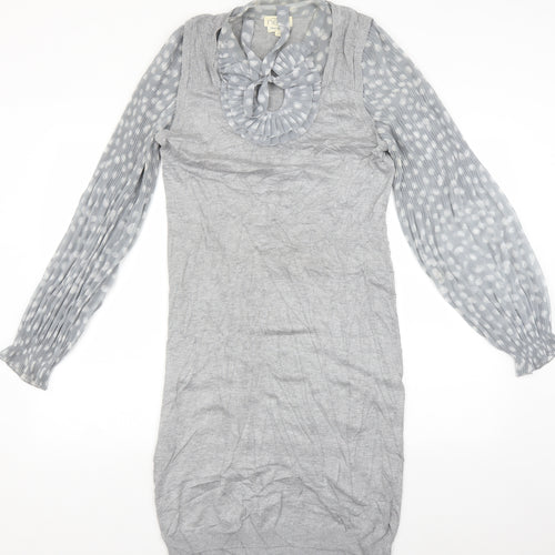 NEXT Womens Grey   T-Shirt Dress  Size 12