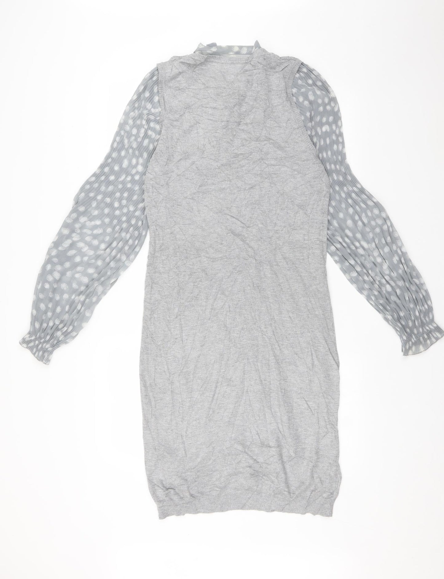NEXT Womens Grey   T-Shirt Dress  Size 12