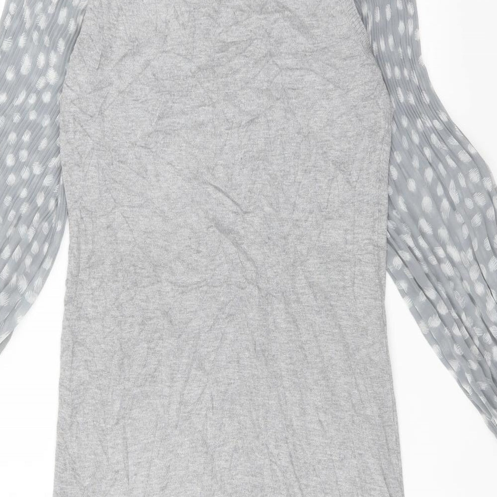 NEXT Womens Grey   T-Shirt Dress  Size 12