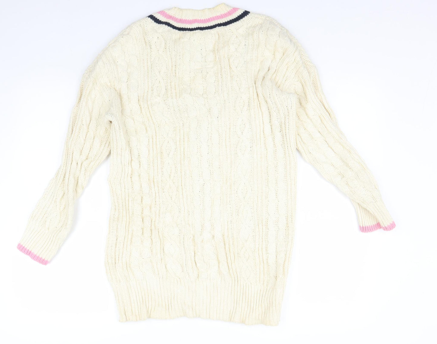 Jack Wills Womens Multicoloured Striped  Pullover Jumper Size 12