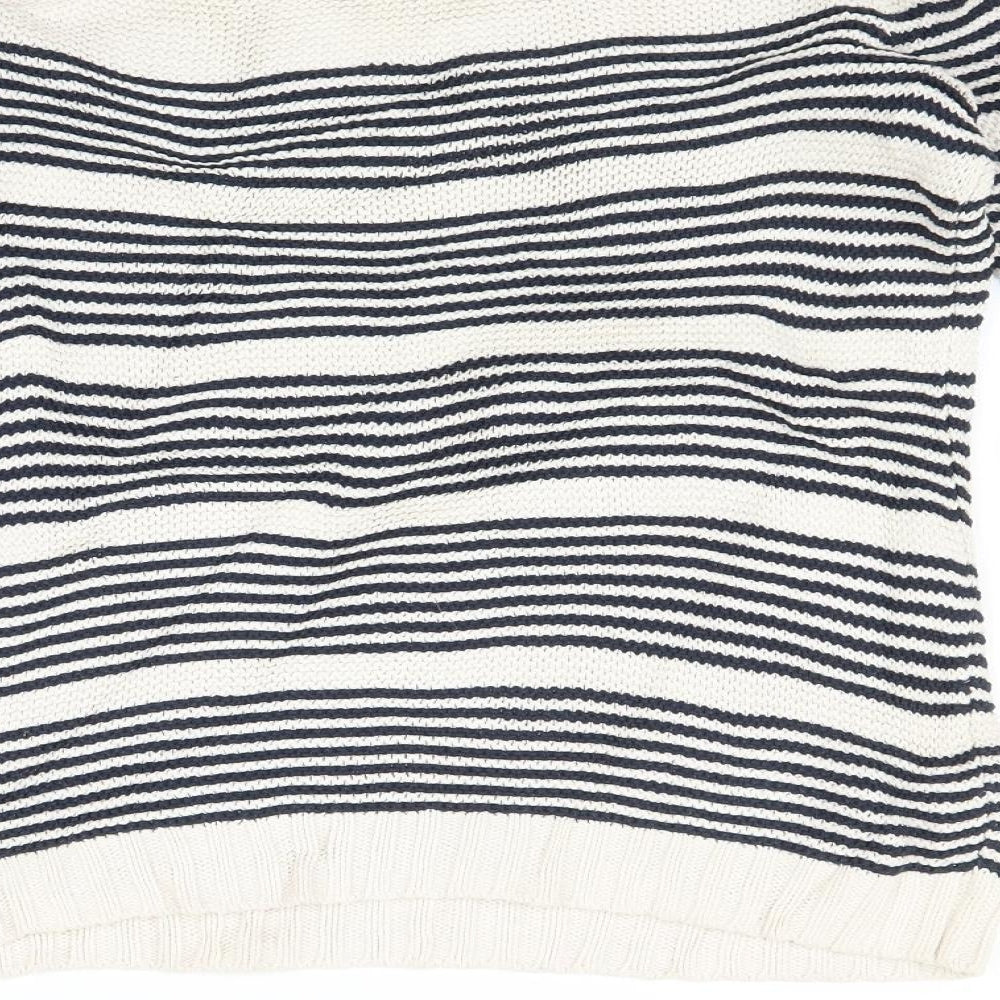 Preworn Womens Multicoloured Striped  Pullover Jumper Size M