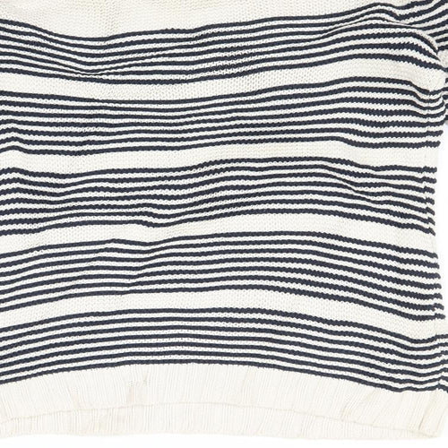Preworn Womens Multicoloured Striped  Pullover Jumper Size M