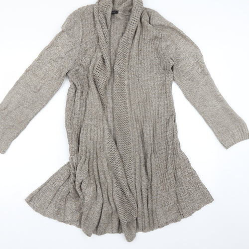 ELLE Womens Brown   Cardigan Jumper Size S