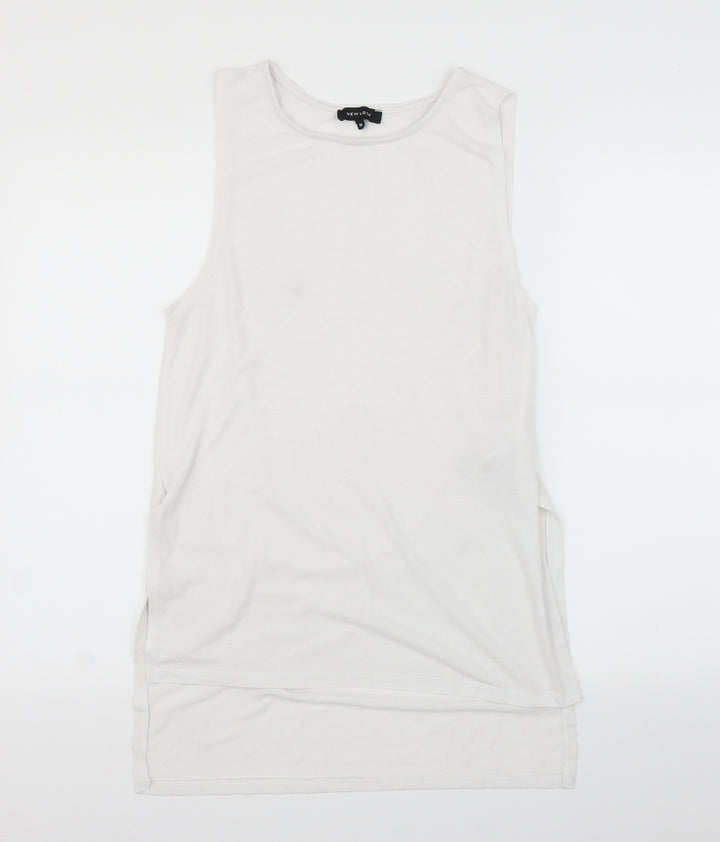 New Look Womens White   Basic T-Shirt Size 10