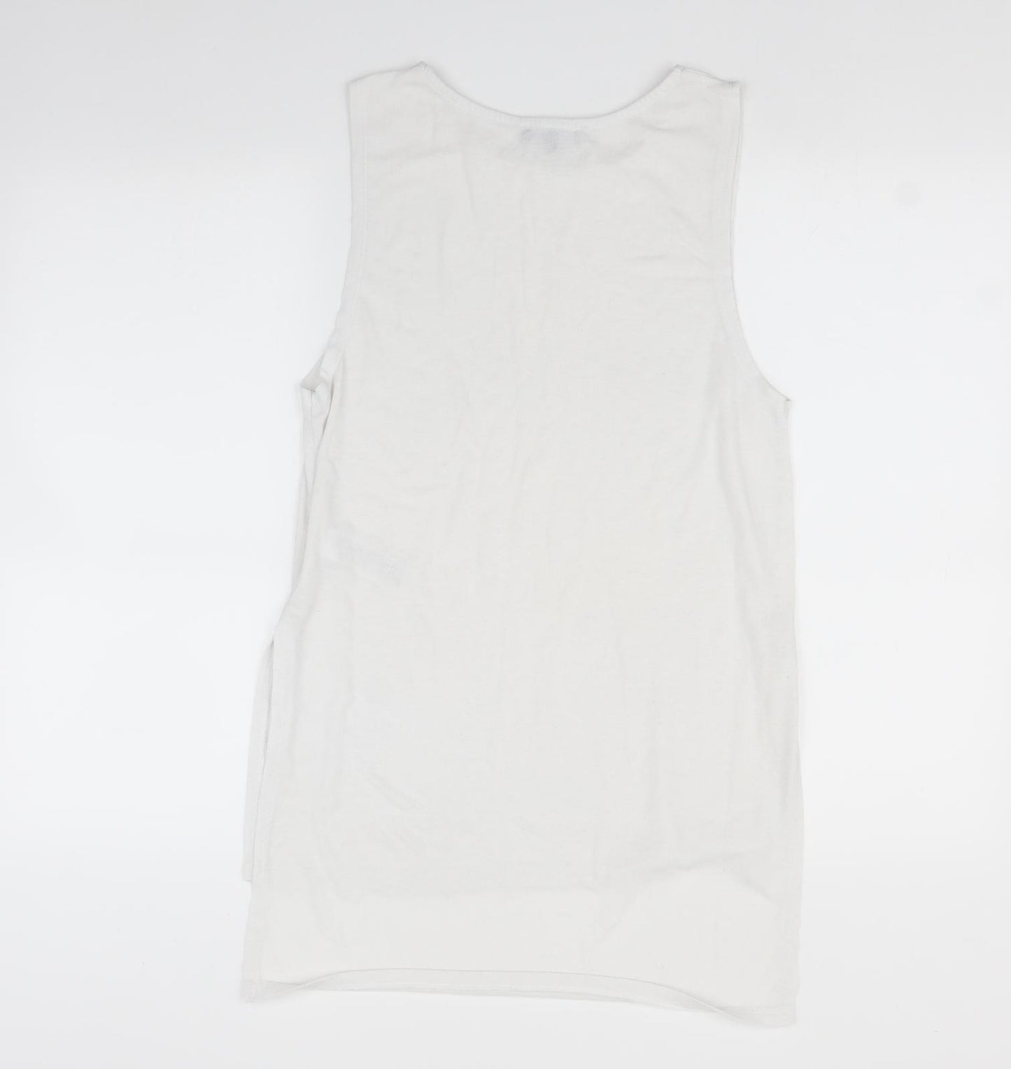 New Look Womens White   Basic T-Shirt Size 10