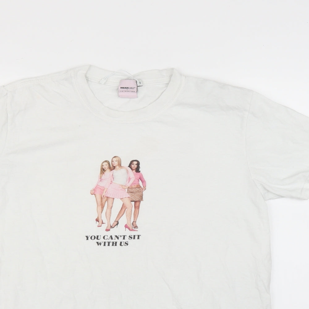 Skinnydip Womens White   Basic T-Shirt Size M  - Mean girls