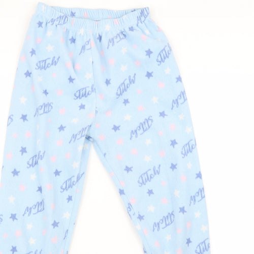 Primark Girls Blue    Pyjama Pants Size 9-10 Years  - Stitch