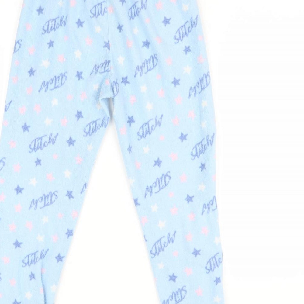 Primark Girls Blue    Pyjama Pants Size 9-10 Years  - Stitch